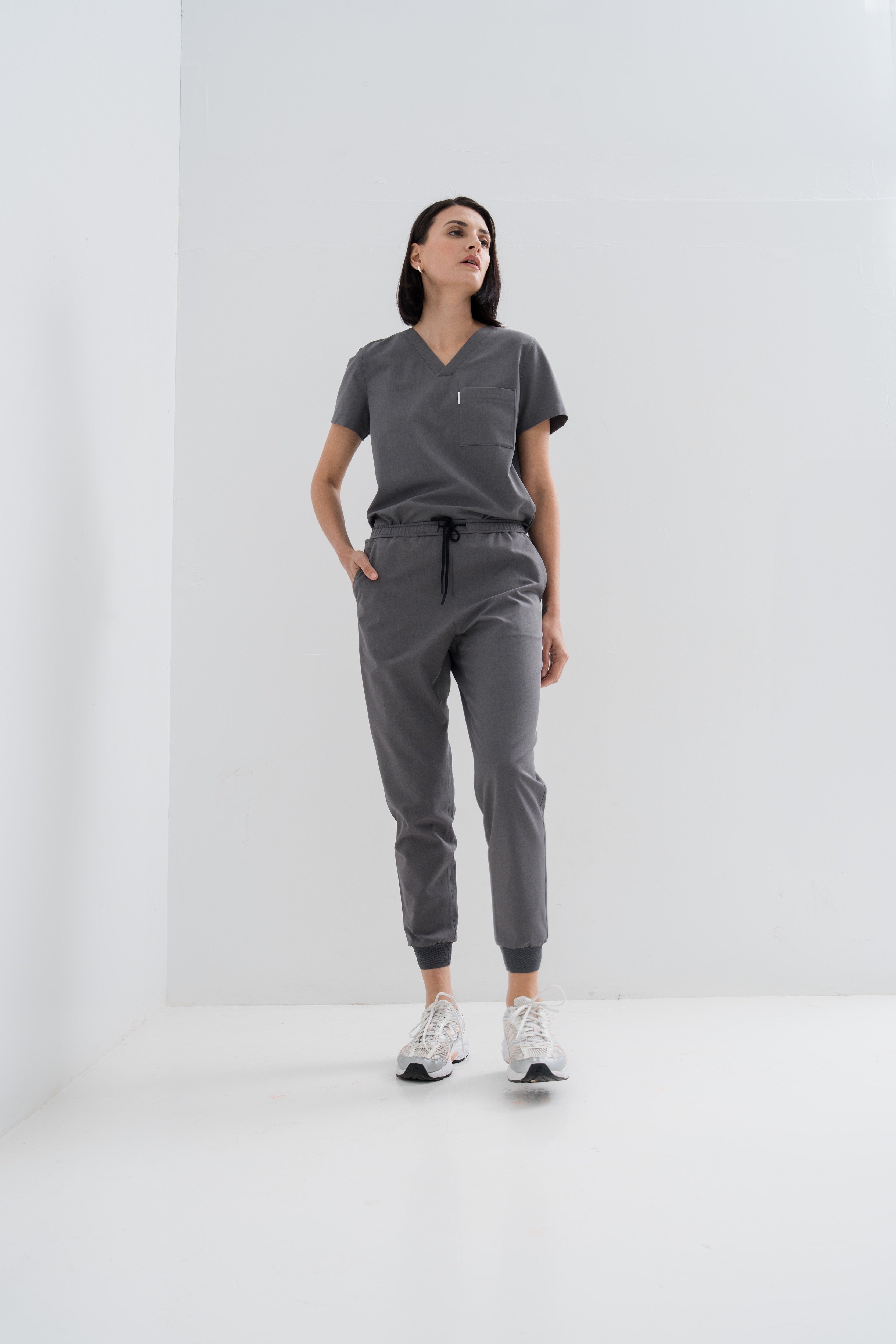 WOMEN'S CORE SCRUB JOGGER PANT | GREY