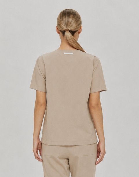SSS 2 Pkt V Neck Scrub Top