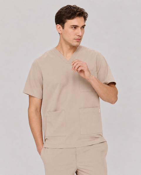 Perfect V Neck 3 PKT Scrub Top