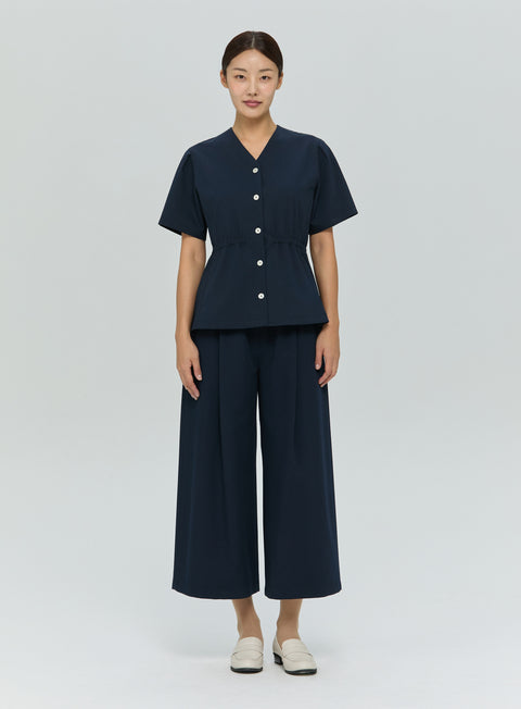 Perfect Wide Culotte Scrub Pants