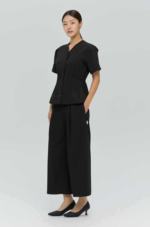 Perfect Wide Culotte Scrub Pants