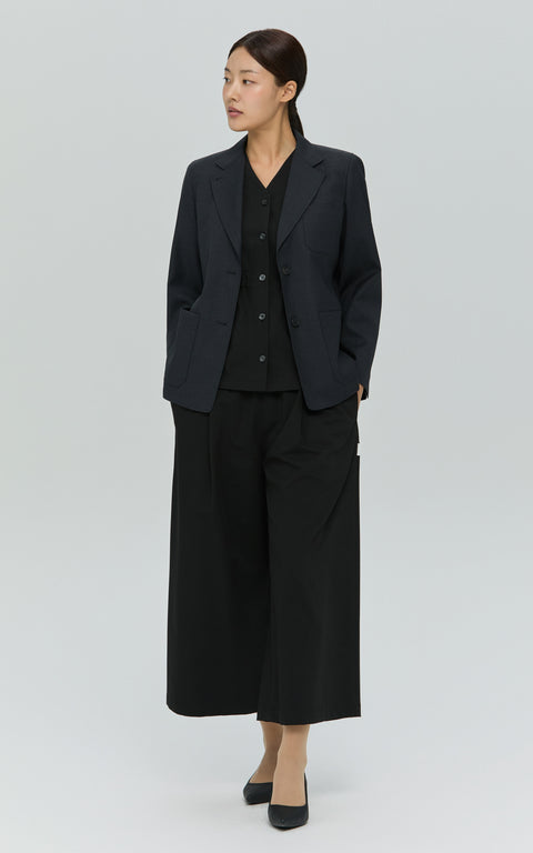 Perfect Wide Culotte Scrub Pants