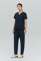 Perfect Straight Scrub Pants Navy