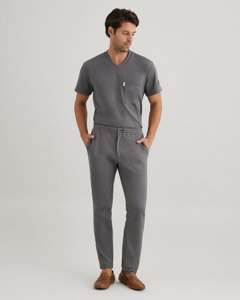 Copper Jersey Front Closure Scrub Pants