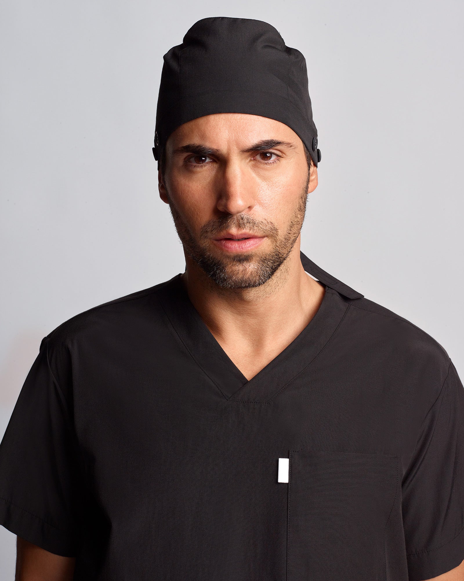 Unisex Surgical Cap Caviar Black