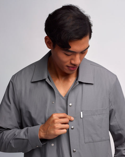Copper Twill Doctor's Snap shirt