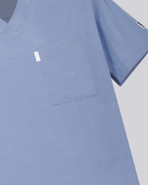 Light Copper V-neck Scrub Top