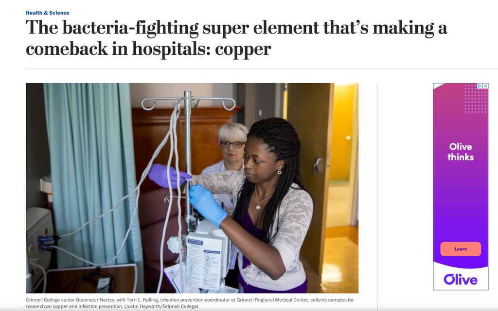 The bacteria-fighting super element that’s making a comeback in hospitals: copper