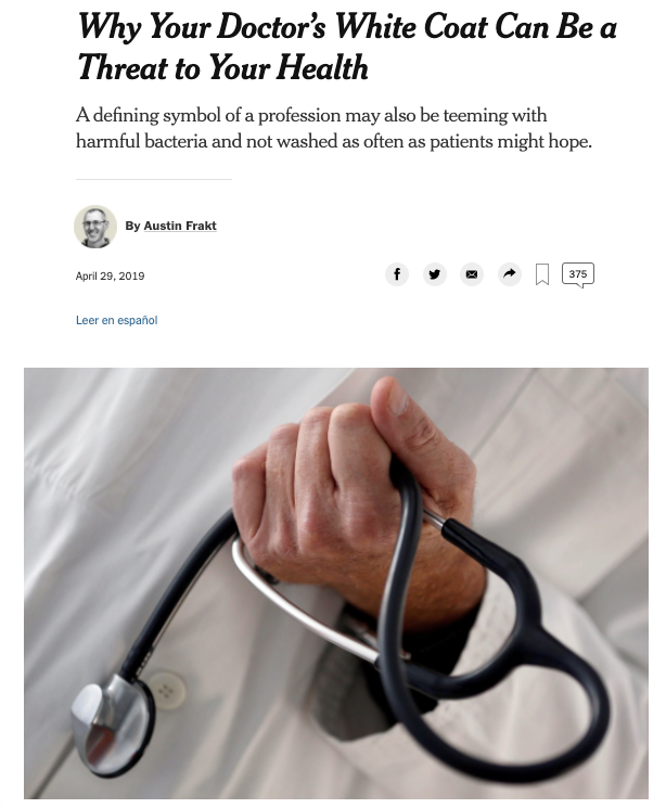 Why Your Doctor’s White Coat Can Be a Threat to Your Health