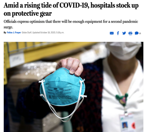 Securing PPE as Covid-19 Fall/Winter surges; reusable PPE is as important as ever.