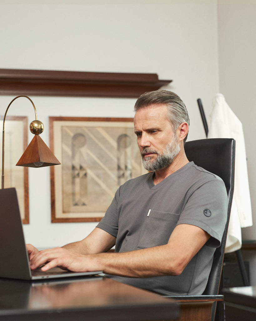 MEN'S JERSEY MILANO OFFICE SCRUBS