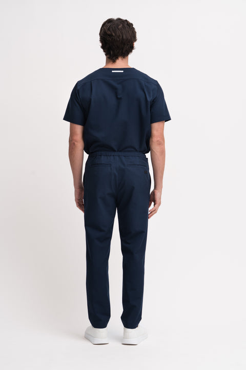 Perfect Pull on Scrub Pant in Navy