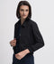 Feather Back Vent Jacket in Black