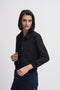 Feather Back Vent Jacket in Black
