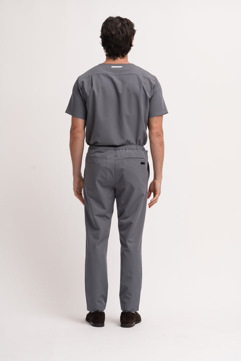 Perfect Pull on Scrub Pants in Grey