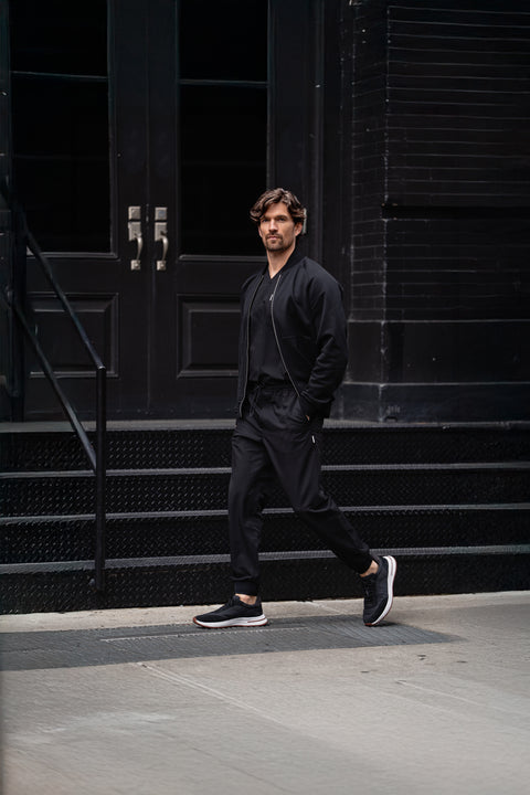 Perfect Pull on Scrub Jogger in Black