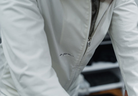 Organic Cotton Dr's Balmacaan in White