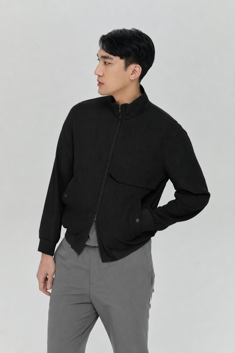 Waffle Flex Doctor's Power Jacket In Ash Grey