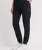 High Waist Pull on Scrub Jogger in Black
