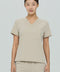 Perfect V Neck Scrub Top in Cappuccino