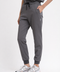 High Waist Scrub Jogger in Grey