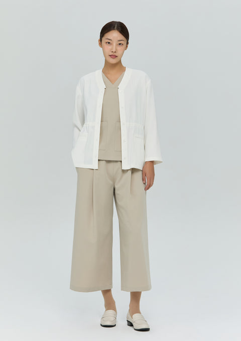 Perfect Wide Culotte Scrub Pants