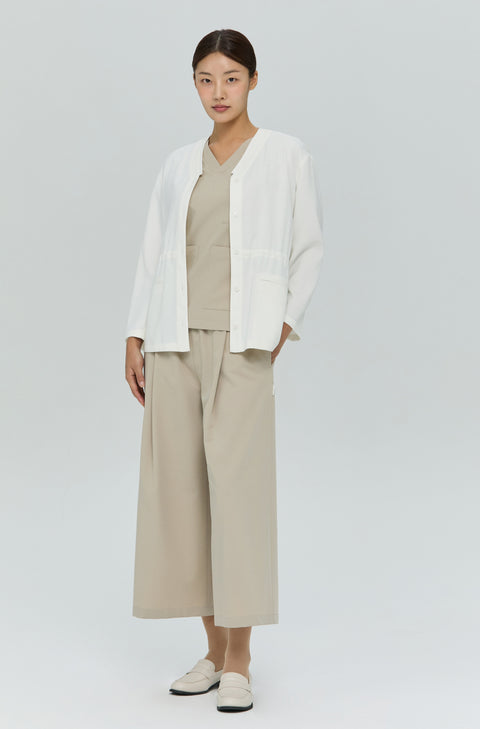 Perfect Wide Culotte Scrub Pants
