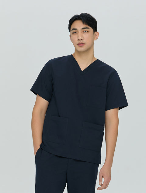 Perfect V Neck 3 PKT Scrub Top