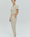 Perfect Straight Scrub Jogger in Cappuccino