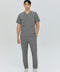 Parte superior de uniforme médico con cuello en V perfecto y 3 bolsillos