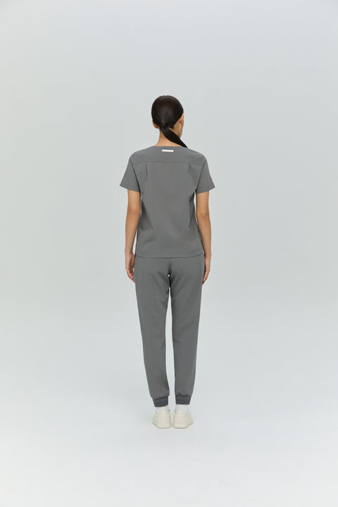 Perfect Scrub Jogger in Grey