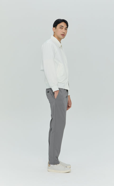 Feather Back Vent Jacket in White