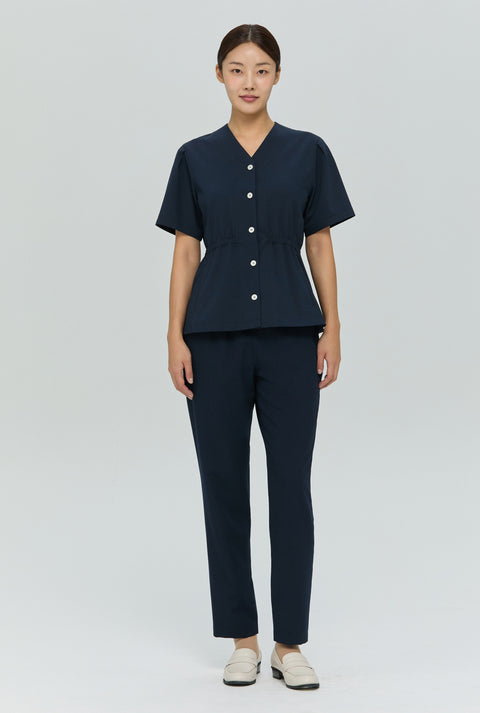 Perfect Straight Scrub Pants Cappuccino