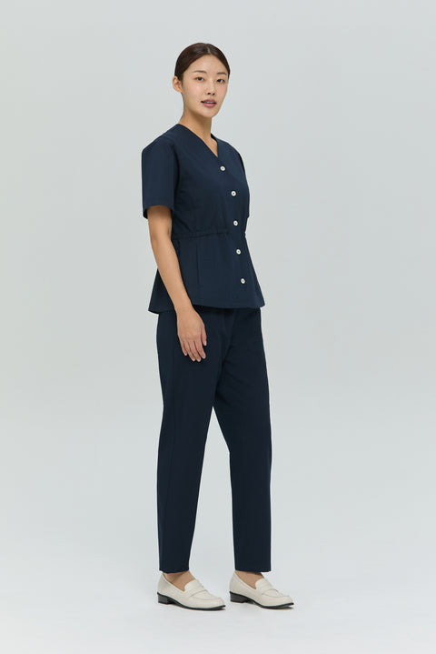 Perfect Straight Scrub Pants Cappuccino