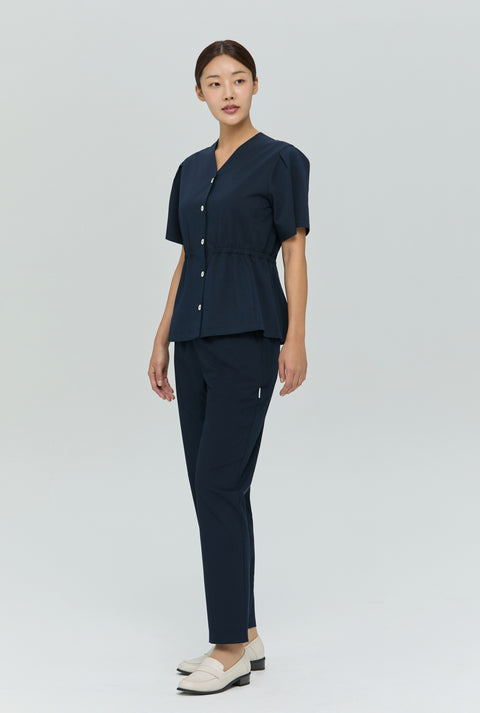 Perfect Straight Scrub Pants Cappuccino