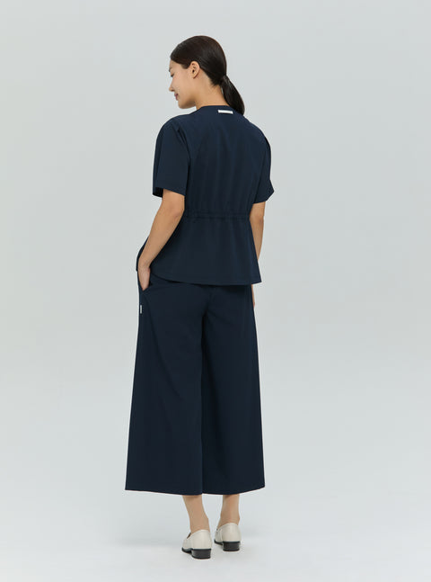 Perfect Wide Culotte Scrub Pants