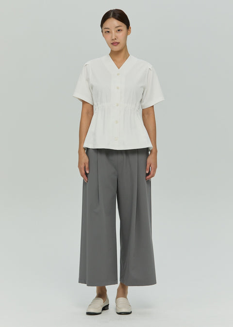 Perfect Wide Culotte Scrub Pants