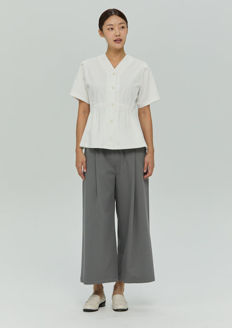 Perfect Wide Culotte Scrub Pants