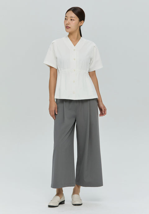 Perfect Wide Culotte Scrub Pants