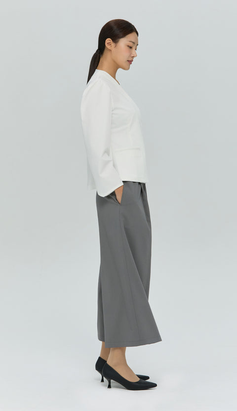 Perfect Wide Culotte Scrub Pants