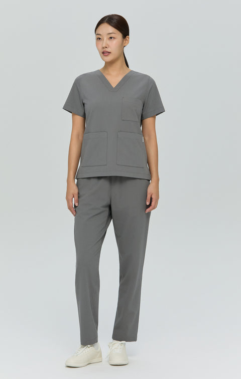 Perfect V Neck 3 PKT Scrub Top