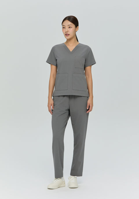 Perfect V Neck 3 PKT Scrub Top
