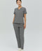 Perfect Straight Scrub Pants in Grey