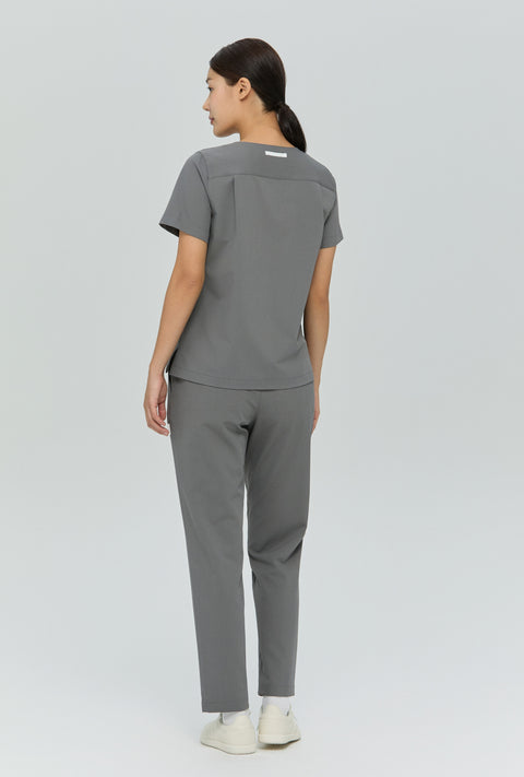 Perfect Straight Scrub Pants Cappuccino