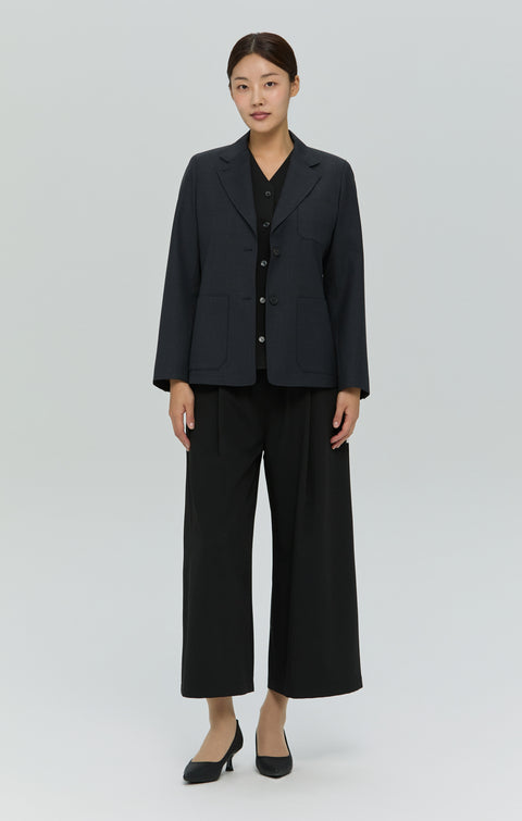 Perfect Wide Culotte Scrub Pants