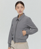 Feather Back Vent Jacket in Grey