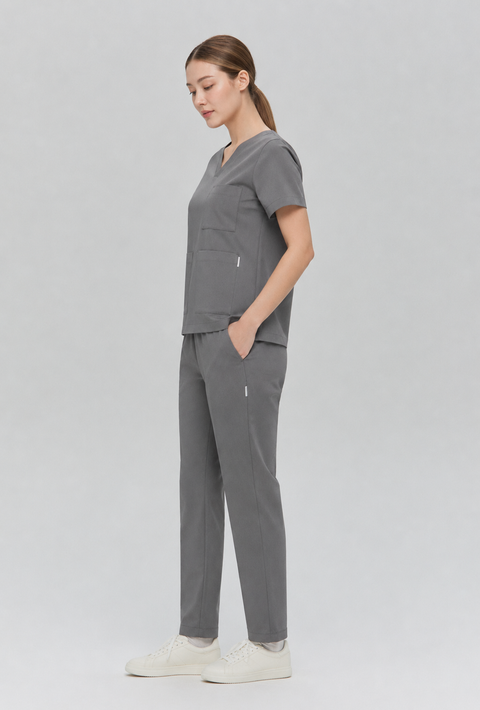 Perfect V Neck 3 PKT Scrub Top