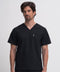 Front view of Men’s Core Professional V-Neck Scrub Top in navy – tailored modern fit medical scrubs for healthcare 