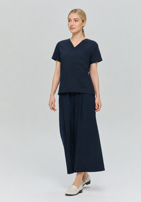 Perfect V Neck 3 PKT Scrub Top