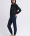 High Waist Scrub Jogger in Navy